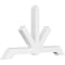 Ekena Millwork Vanguard Architectural Grade PVC Gable Bracket, 60"W x 35"H x 4"D x 4"F, 14/12 Pitch GBP060X35X0404VAN00 - alternate 1